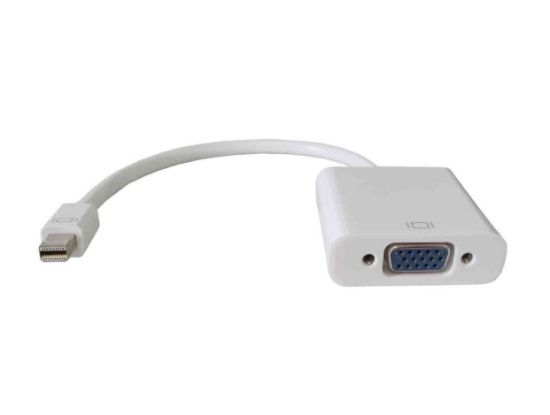Picture of Astrotek Mini DisplayPort DP to VGA Adapter Converter Cable 20cm - Male to Female Gold Plated RoHS