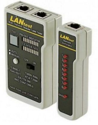 Picture of Astrotek RJ45 RJ11 Coaxial Network Ethernet LAN Phone Cable Tester Wire Tracker