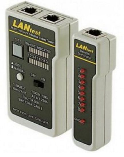 Picture of Astrotek RJ45 RJ11 Coaxial Network Ethernet LAN Phone Cable Tester Wire Tracker