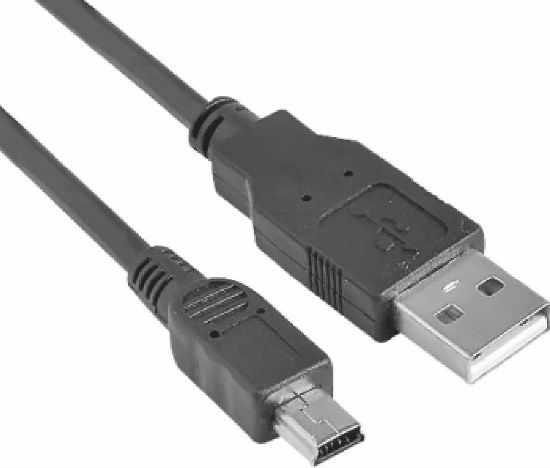 Picture of Astrotek USB 2.0 Cable 1m - Type A Male to Mini B 5 pins Male Black Colour RoHS