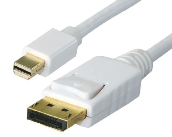 Picture of Astrotek 1m Mini DisplayPort DP to DisplayPort DP Converter Cable - Thunderbolt Male to Male DP for MacBook Pro Mac Air Microsoft Surface 2/3/4