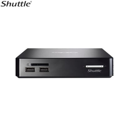 Picture of Shuttle NS02AV2 Mini PC 0.5L System-Rockchip RK3368, 2GB RAM, 16GB eMMC, LAN, 4xUSB, WIFI+BT, VESA, HDMI, Android 8.1, Free Digital Signage Software