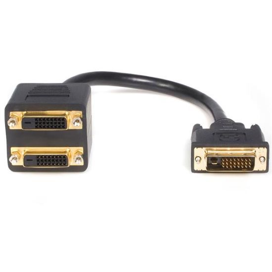 Picture of Astrotek DVI-D Splitter Cable 24+1 pins Male to 2x Female Gold Plated