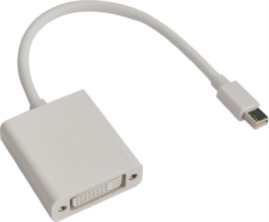 Picture of Astrotek Mini DisplayPort DP to DVI Cable 20cm - 20 pins Male to 24+5 pins Female Nickle RoHS