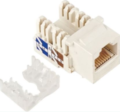 Picture of Astrotek CAT5e UTP Network Keystone Jack for Socket kit 10ps per pack Poly Bag White LS