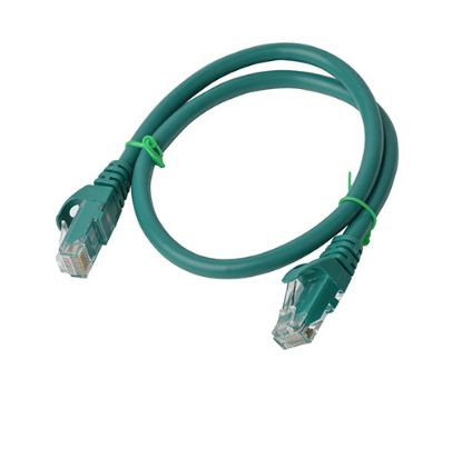 Picture of 8Ware CAT6A Cable 0.25m (25cm) - Green Color RJ45 Ethernet Network LAN UTP Patch Cord Snagless