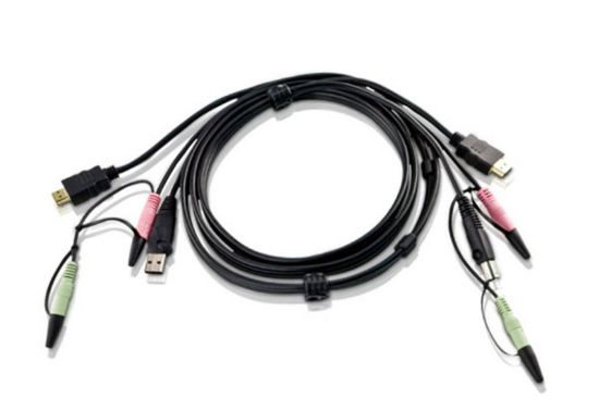 Picture of Aten KVM Cable 1.8m with HDMI, USB & Audio to HDMI, USB & Audio