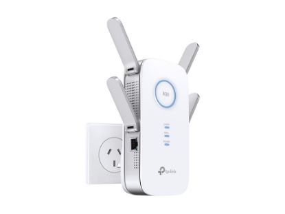 Picture of TP-Link RE650 AC2600 2600Mbps Wi-Fi Range Extender 800Mbps@2.4GHz 1733Mbps@5GHz 1x1Gbps LAN 4xAntennas 4×4 MU-MIMO Beamforming Access Point Mode