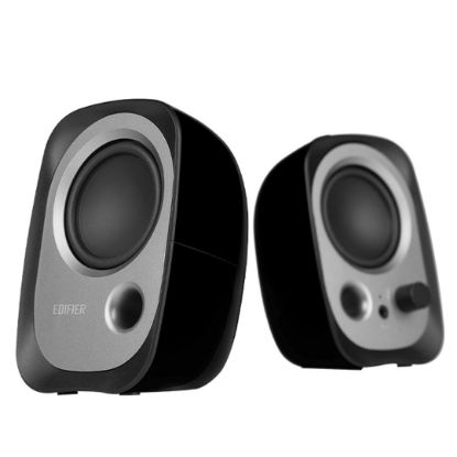 Picture of Edifier R12U USB Compact 2.0 Multimedia Speakers System (Black)- 3.5mm AUX/USB/Ideal for Desktop,Laptop,Tablet or Phone