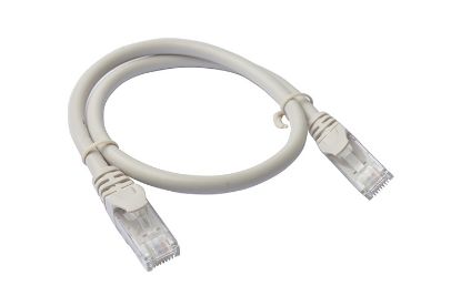Picture of 8Ware CAT6A Cable 0.25m (25cm) - Grey Color RJ45 Ethernet Network LAN UTP Patch Cord Snagless