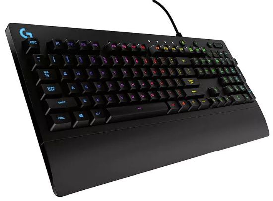 Picture of (LS)Logitech G213 Prodigy RGB Gaming Keyboard, 16.8 Million Lighting Colors Mech-Dome Backlit Keys Dedicated Media Controls Spill-Resistant Durable