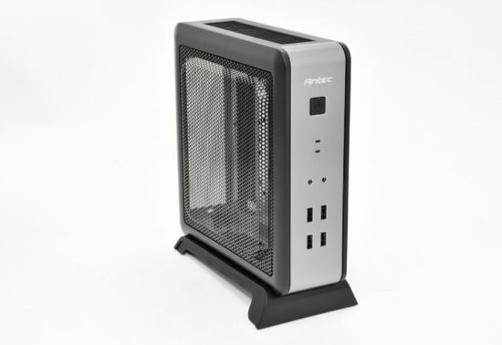 Picture of Antec ISK110-VESA ITX MB, Slim Form Factor case with External 90w PSU. 2 x USB 3.0 and 2 x USB 2.0. HD Audio. VESA Bracket 100x 100. Case Nuc (LS)