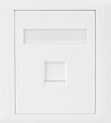 Picture of Astrotek CAT6 RJ45 Network Wall Face Plate Outlets 86x86mm 1 Port Socket Kit