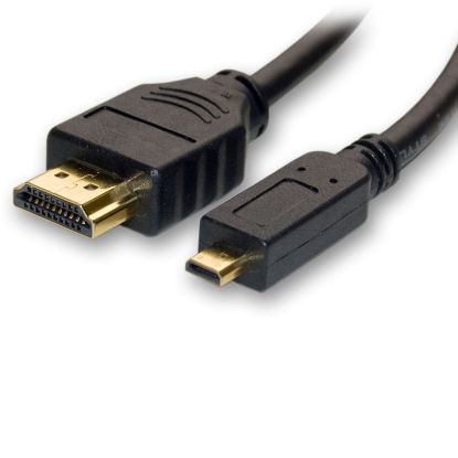 Picture of 8Ware Micro HDMI to High Speed HDMI Cable 1.5m with Ethernet Male to Male