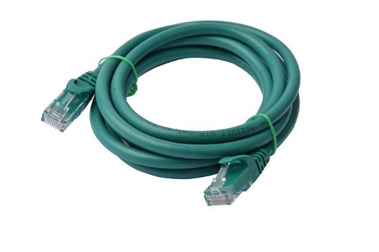 Picture of 8Ware CAT6A Cable 2m - Green Color RJ45 Ethernet Network LAN UTP Patch Cord Snagless