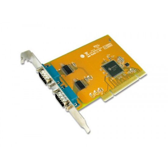 Picture of (LS) Sunix COMCARD-2P SER5037A Dual Port Serial IO Card PCI Card; speeds up to 115.2Kbps; Support Microsoft Windows, Linux, and DOS(L)