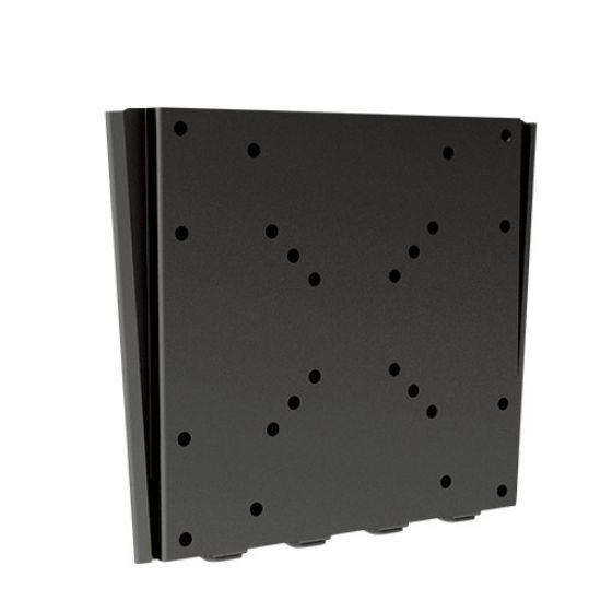 Picture of Brateck LCD Ultra-Slim Wall Mount Bracket VESA 50/75/100/200mm 23'-42'  up to 30Kg, Fine Texture Black, 265x220mm  (LS)