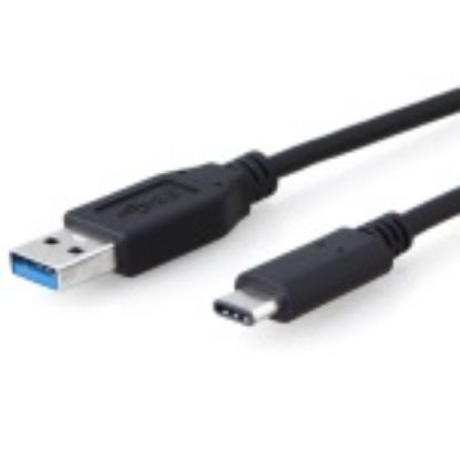 Picture of 8Ware USB-C to USB3.0 Cable 1m Type C to A Male to Male Black 10Gbps