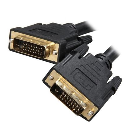 Picture of 8Ware DVI-D Dual-Link Cable 2m - Male to Male 25-pin 28 AWG for PS4 PS3 Xbox 360 Monitor PC Computer Projector DVD