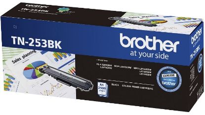 Picture of Brother TN-253BK Black Toner Cartridge to Suit -  HL-3230CDW/3270CDW/DCP-L3015CDW/MFC-L3745CDW/L3750CDW/L3770CDW (2,500 Pages)