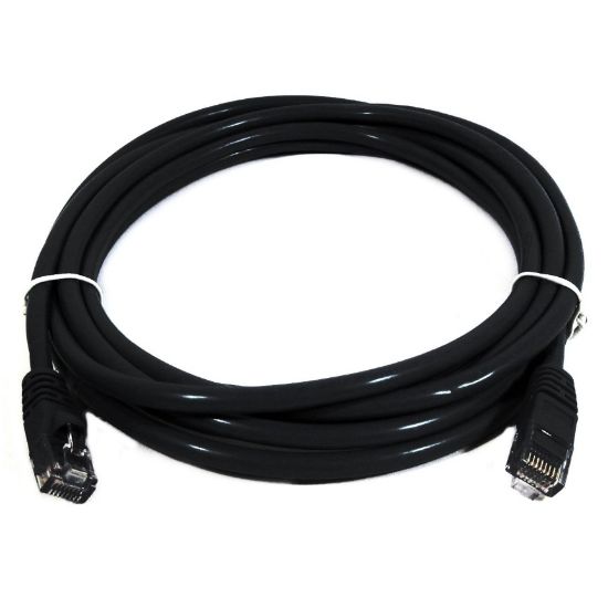 Picture of 8Ware CAT6A Cable 1m - Black Color RJ45 Ethernet Network LAN UTP Patch Cord Snagless