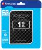 Picture of Verbatim 1TB 2.5' USB 3.0 Black Store'n'Go HDD Grid Design, Ultra Portable, High Speed & Capacity. Backup and Store + Nero Backup Software