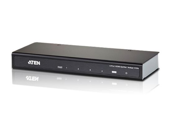 Picture of Aten Video Splitter 4 Port HDMI 4K Splitter, HDCP 1.4. Up to 4096 x 2160 / 3840 x 2160 @ 60Hz (4:4:4)