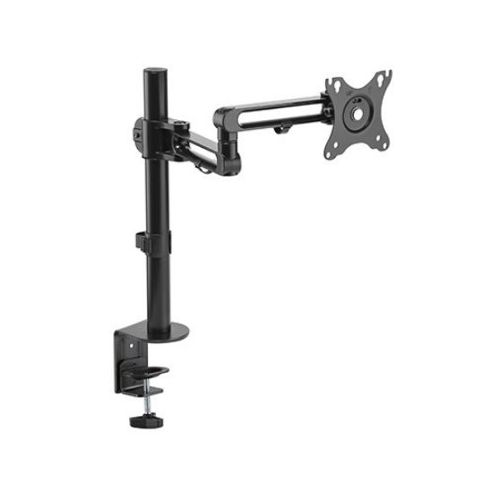 Picture of Brateck Articulating Aluminum Single Monitor Arm Fit Most 17'-32' Montior Up to 8kg per screen VESA 75x75/100x100
