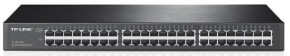 Picture of TP-Link TL-SG1048 48-Port Gigabit Rackmount Switch 19-inch rack-mountable steel case 96Gbps Switching Capacity IEEE 802.3x flow control Auto MDI/MDIX