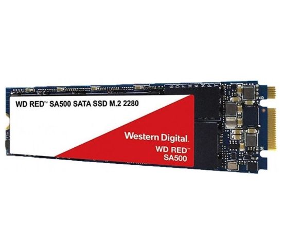 Picture of Western Digital WD Red SA500 2TB M.2 SATA NAS SSD 24/7 560MB/s 530MB/s R/W 95K/85K IOPS 1300TBW 2M hrs MTBF 5yrs wty