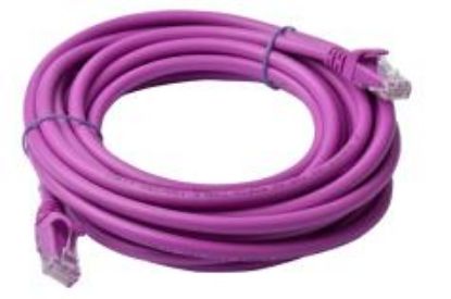 Picture of 8Ware CAT6A Cable 5m - Purple Color RJ45 Ethernet Network LAN UTP Patch Cord Snagless