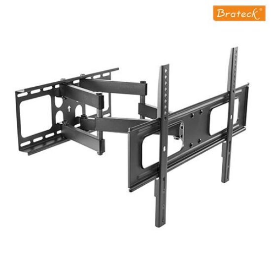 Picture of Brateck Economy Solid Full Motion TV Wall Mount for 37'-70' Up to 50kgLED, LCD Flat Panel TVs, Fit Curved TV, 510x660x430mm
