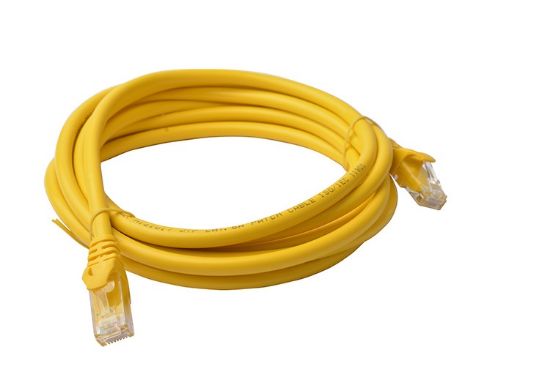 Picture of 8Ware CAT6A Cable 3m - Yellow Color RJ45 Ethernet Network LAN UTP Patch Cord Snagless