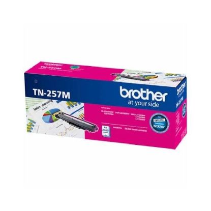 Picture of Brother TN-257M Magenta High Yield Toner Cartridge to Suit -  HL-3230CDW/3270CDW/DCP-L3015CDW/MFC-L3745CDW/L3750CDW/L3770CDW (2,300 Pages)