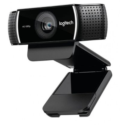 Picture of Logitech C922 Pro Stream Full HD Webcam 30fps at 1080p Autofocus Light Correction 2 Stereo Microphones 78° FoV 3mths XSplit License (> 960-001091)