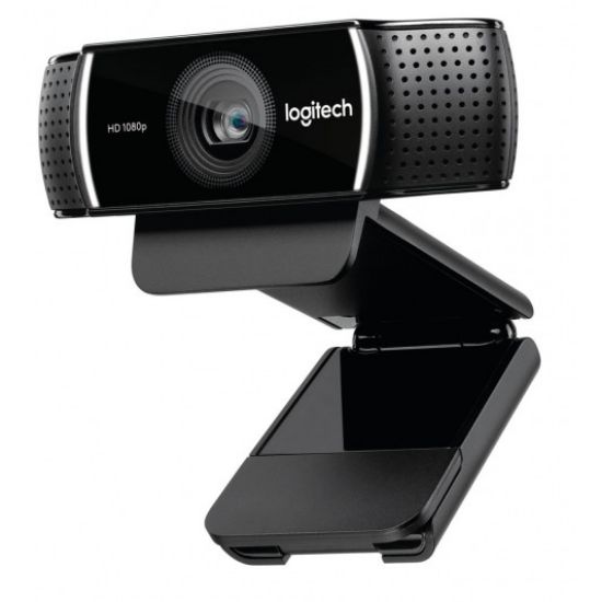 Picture of Logitech C922 Pro Stream Full HD Webcam 30fps at 1080p Autofocus Light Correction 2 Stereo Microphones 78° FoV 3mths XSplit License (> 960-001091)
