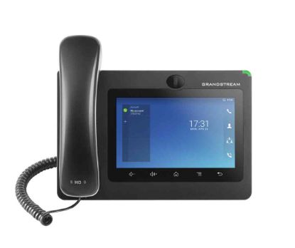 Picture of *LS* Grandstream GXV3370 16 Line Android IP Phone, 16 SIP Accounts, 1024 x 600 Colour Touch Screen, 1MB Camera, Building Bluetooth+Wifi, Powerable Via