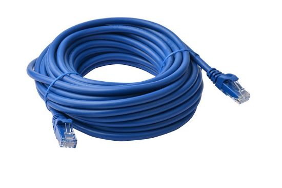 Picture of 8Ware CAT6A Cable 20m - Blue Color RJ45 Ethernet Network LAN UTP Patch Cord Snagless