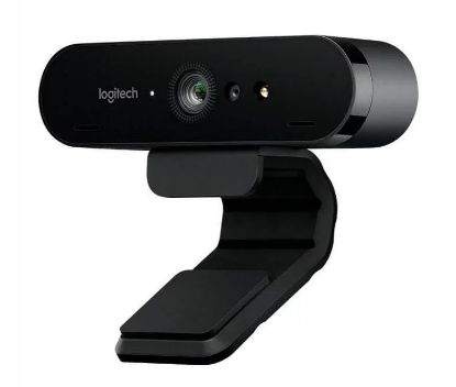 Picture of Logitech BRIO 4K Ultra HD Webcam HDR RightLight3 5xHD Zoom Auto Focus Infrared Sensor Video Conferencing Streaming Recording Windows