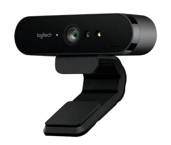 Picture of Logitech BRIO 4K Ultra HD Webcam HDR RightLight3 5xHD Zoom Auto Focus Infrared Sensor Video Conferencing Streaming Recording Windows