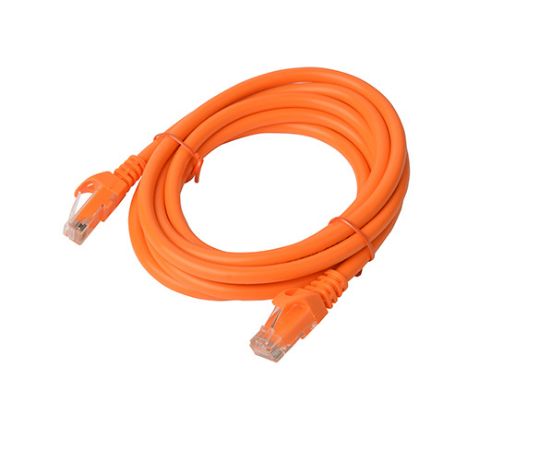 Picture of 8Ware CAT6A Cable 3m - Orange Color RJ45 Ethernet Network LAN UTP Patch Cord Snagless