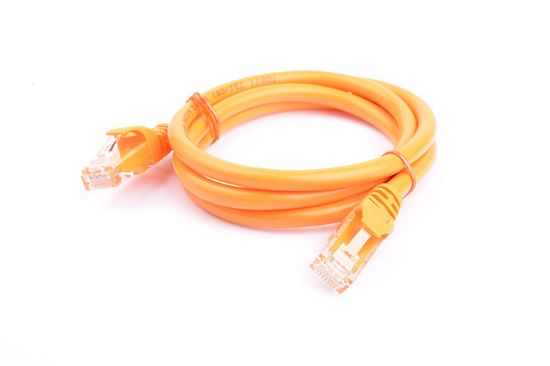 Picture of 8Ware CAT6A Cable 1m - Orange Color RJ45 Ethernet Network LAN UTP Patch Cord Snagless