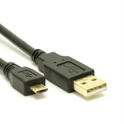 Picture of 8Ware USB 2.0 Cable 3m A to Micro-USB B Male to Male Black