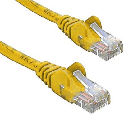 Picture of 8ware CAT5e Cable 2m - Yellow Color Premium RJ45 Ethernet Network LAN UTP Patch Cord 26AWG CU Jacket