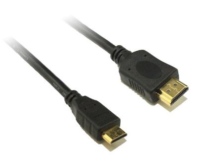 Picture of 8Ware Mini HDMI to HDMI Cable 3m with Ethernet 1.4V 3D HD 1080p Male to Male for Camera Camcorder Mobile Laptop Tablet Graphic Video Card