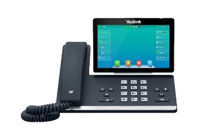 Picture of Yealink SIP-T57W, 16 Line IP HD Phone, 7' 800 x 480 colour screen, HD voice, Dual Gig Ports, Built in Bluetooth and WiFi, USB 2.0 Port, SBC Ready
