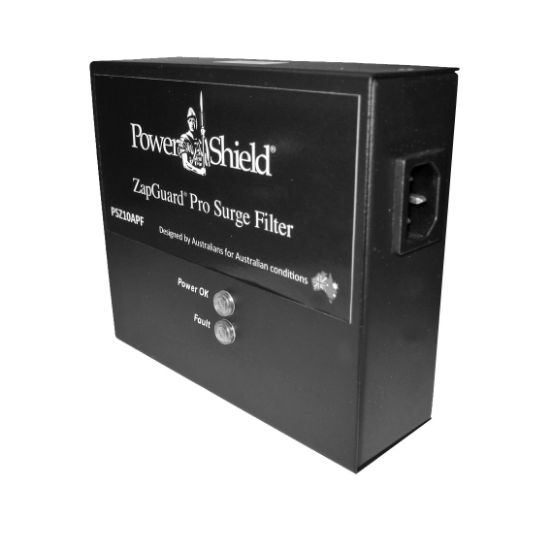 Picture of PowerShield 10 Amp Surge Filter, protects sensitive equipment from power surges, ensuring reliable operation and longevity
