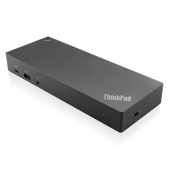 Picture of LENOVO ThinkPad Hybrid USB-C with USB-A Docking Station 135W 4K USB-C 2xHDMI 2xDP 3xUSB3.1 2xUSB2.0 GLAN for ThinkBook ThinkPad X1 Carbon X1 Yoga