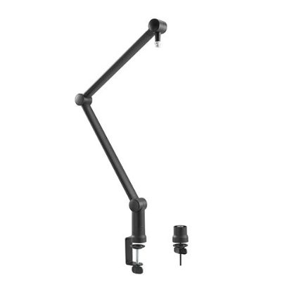 Picture of Brateck Professional Microphone Boom Arm Stand, 360° Rotatable Boom, Clip-On Cable Holder, Foldable Scissor Arm Design