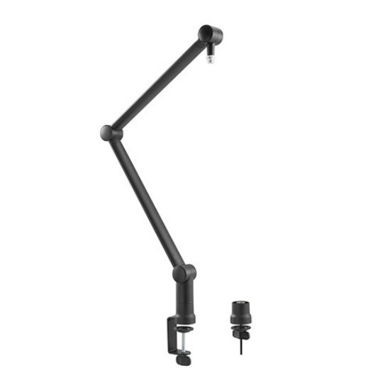 Picture of Brateck Professional Microphone Boom Arm Stand, 360° Rotatable Boom, Clip-On Cable Holder, Foldable Scissor Arm Design